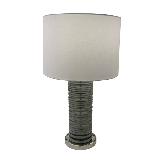 One Light Table Lamp Nickel