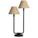 Regina Andrew - 13-1691BB-RAT - Two Light Table Lamp - Polly - Blackened Brass