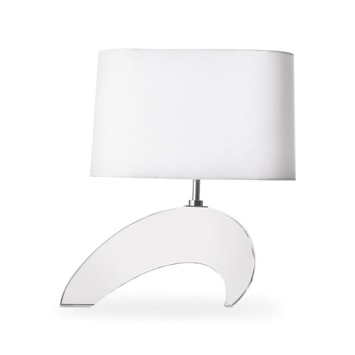 Wave One Light Table Lamp Clear