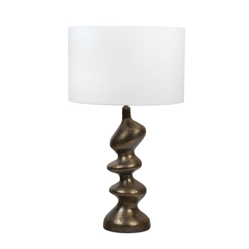 Blobby One Light Table Lamp Patina