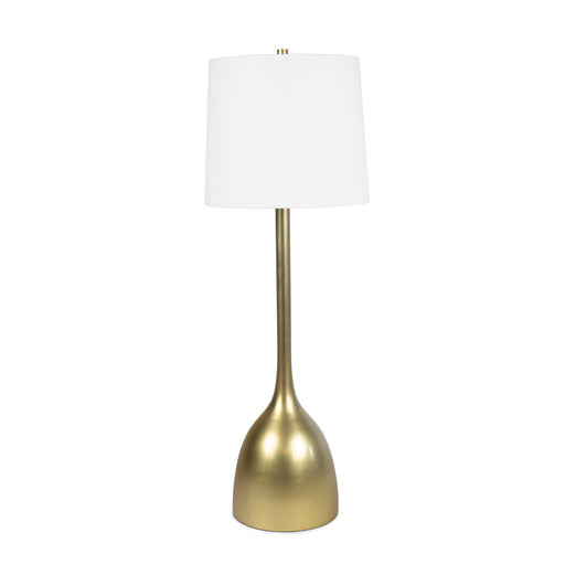 Logan One Light Table Lamp Natural Brass