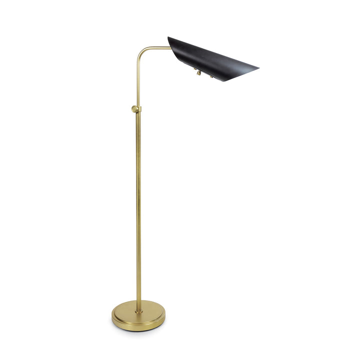 Regina Andrew - 14-1067BBNB - One Light Floor Lamp - Vest - Blackened Brass