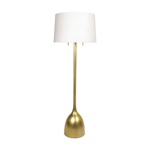 Logan Two Light Floor Lamp Natural