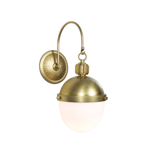Otis One Light Wall Sconce Natural Brass