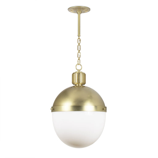 Otis One Light Pendant Natural Brass