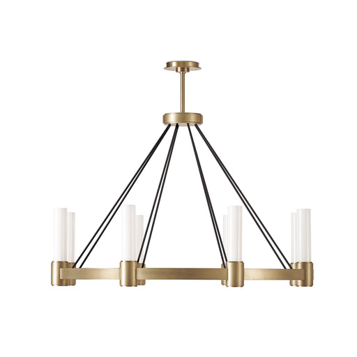 Dixon Eight Light Chandelier White