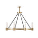 Regina Andrew - 16-1493NB - Eight Light Chandelier - Dixon - White
