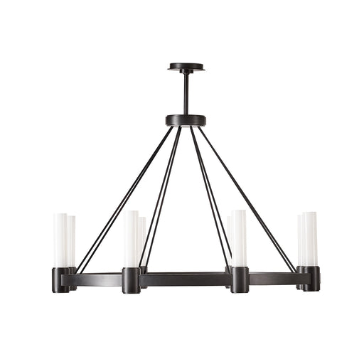 Dixon Eight Light Chandelier White