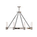 Regina Andrew - 16-1493PN - Eight Light Chandelier - Dixon - White