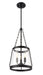 Millennium - 21403-MB - Three Light Pendant - Adabella - Matte Black