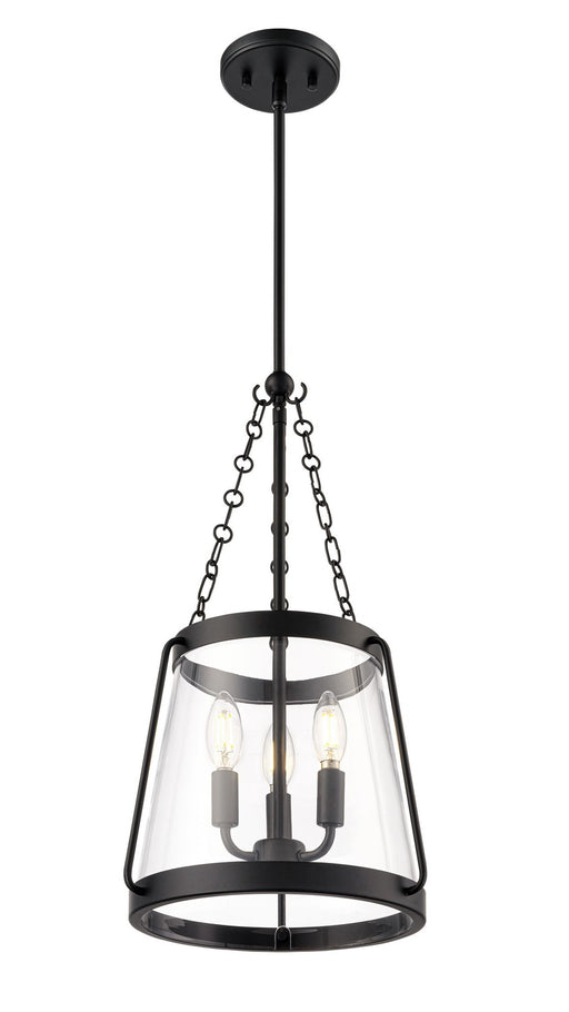 Millennium - 21403-MB - Three Light Pendant - Adabella - Matte Black
