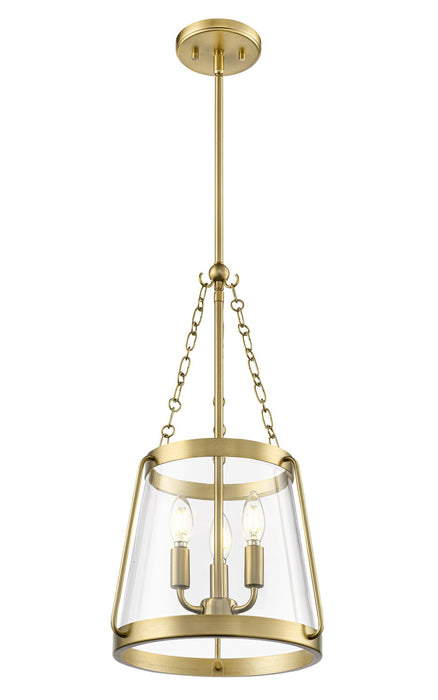 Millennium - 21403-VB - Three Light Pendant - Adabella - Vintage Brass