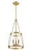 Millennium - 21403-VB - Three Light Pendant - Adabella - Vintage Brass