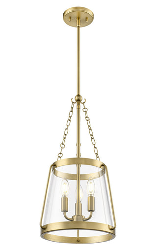 Adabella Three Light Pendant Vintage Brass