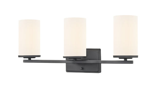 Verlana Three Light Vanity Matte Black