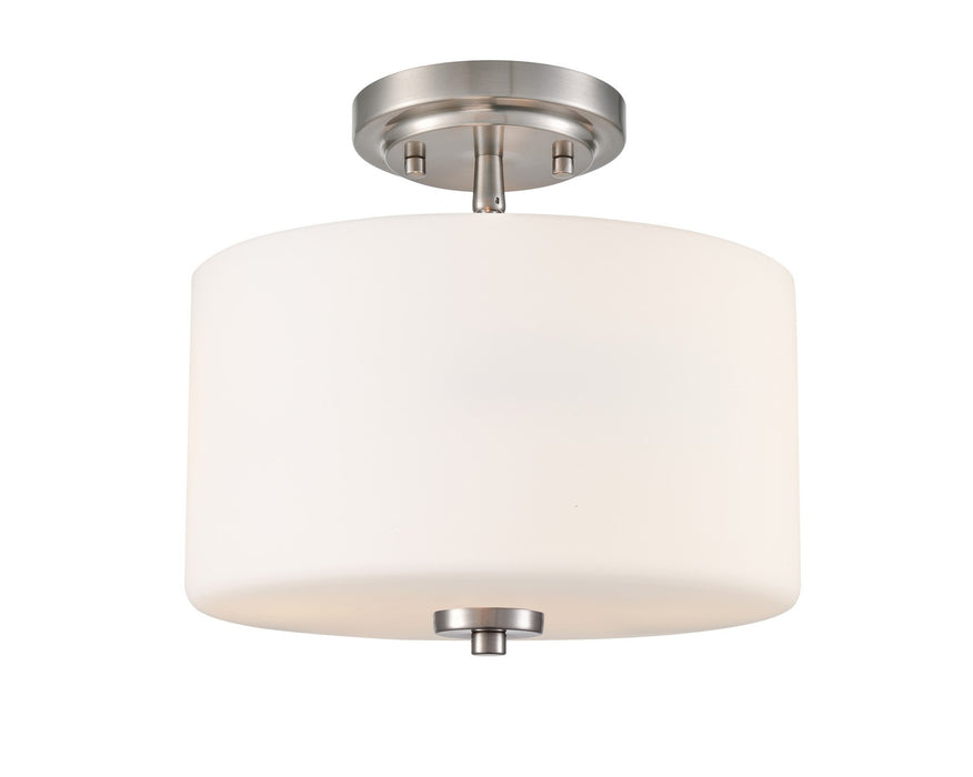 Millennium - 2710WG-BN - Two Light Semi-Flush Mount - Verlana - Brushed Nickel