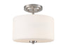 Millennium - 2710WG-BN - Two Light Semi-Flush Mount - Verlana - Brushed Nickel