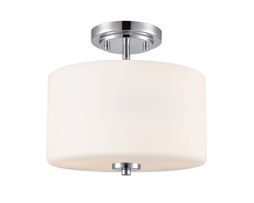 Millennium - 2710WG-CH - Two Light Semi-Flush Mount - Verlana - Chrome