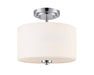 Millennium - 2710WG-CH - Two Light Semi-Flush Mount - Verlana - Chrome