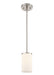 Millennium - 2711WG-BN - One Light Mini Pendant - Verlana - Brushed Nickel