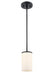 Millennium - 2711WG-MB - One Light Mini Pendant - Verlana - Matte Black