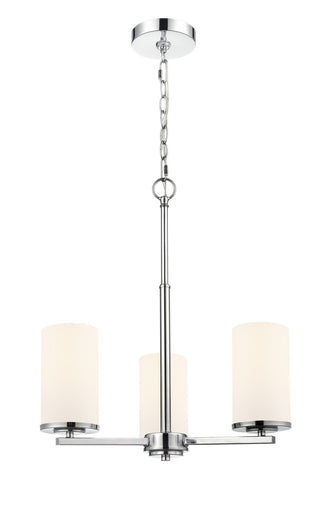 Verlana Three Light Chandelier Chrome