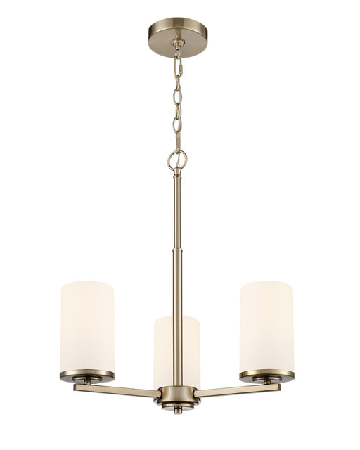 Millennium - 2713WG-MG - Three Light Chandelier - Verlana - Modern Gold
