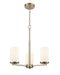 Millennium - 2713WG-MG - Three Light Chandelier - Verlana - Modern Gold