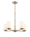 Millennium - 2715WG-MG - Five Light Chandelier - Verlana - Modern Gold