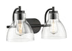 Millennium - 6202-MB - Two Light Vanity - Knightsdale - Matte Black