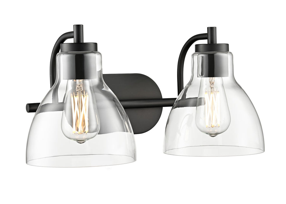 Millennium - 6202-MB - Two Light Vanity - Knightsdale - Matte Black
