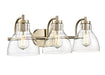 Millennium - 6203-MG - Three Light Vanity - Knightsdale - Modern Gold