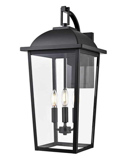 Millennium - 6303-PBK - Three Light Outdoor Wall Lantern - Houston - Powder Coated Black