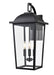 Millennium - 6303-PBK - Three Light Outdoor Wall Lantern - Houston - Powder Coated Black