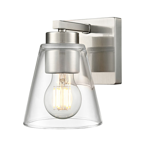 Strayhan One Light Wall Sconce Brushed Nickel
