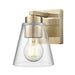 Millennium - 64001-MG - One Light Wall Sconce - Strayhan - Modern Gold