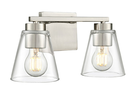 Strayhan Two Light Vanity Brushed Nickel