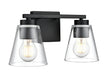 Millennium - 64002-MB - Two Light Vanity - Strayhan - Matte Black