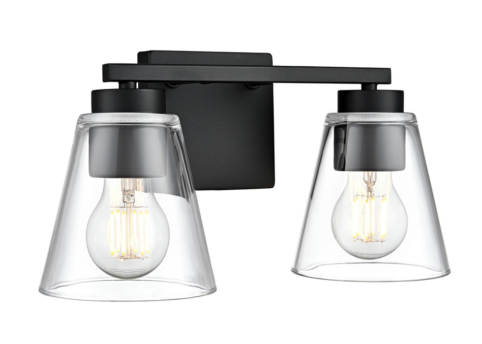 Millennium - 64002-MB - Two Light Vanity - Strayhan - Matte Black
