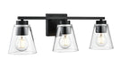 Millennium - 64003-MB - Three Light Vanity - Strayhan - Matte Black