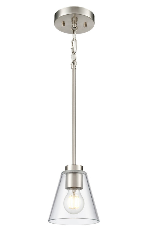 Millennium - 64101-BN - One Light Mini Pendant - Strayhan - Brushed Nickel