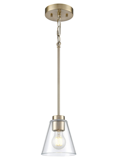 Millennium - 64101-MG - One Light Mini Pendant - Strayhan - Modern Gold