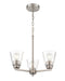 Millennium - 64103-BN - Three Light Chandelier - Strayhan - Brushed Nickel