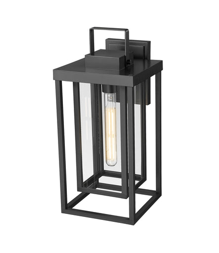 McDonough One Light Outdoor Wall Lantern Powder Coated Black