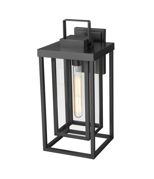 Millennium - 901001-PBK - One Light Outdoor Wall Lantern - McDonough - Powder Coated Black