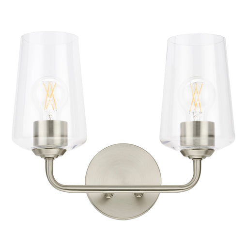Celino Two Light Bath & Vanity Brushed Nickel