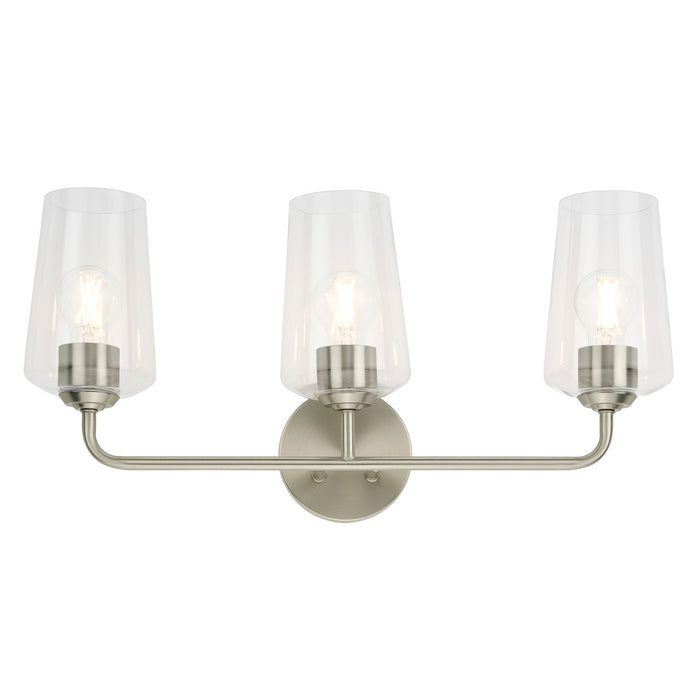 Progress Lighting - P300541-009 - Three Light Bath & Vanity - Celino - Brushed Nickel