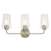 Progress Lighting - P300541-009 - Three Light Bath & Vanity - Celino - Brushed Nickel