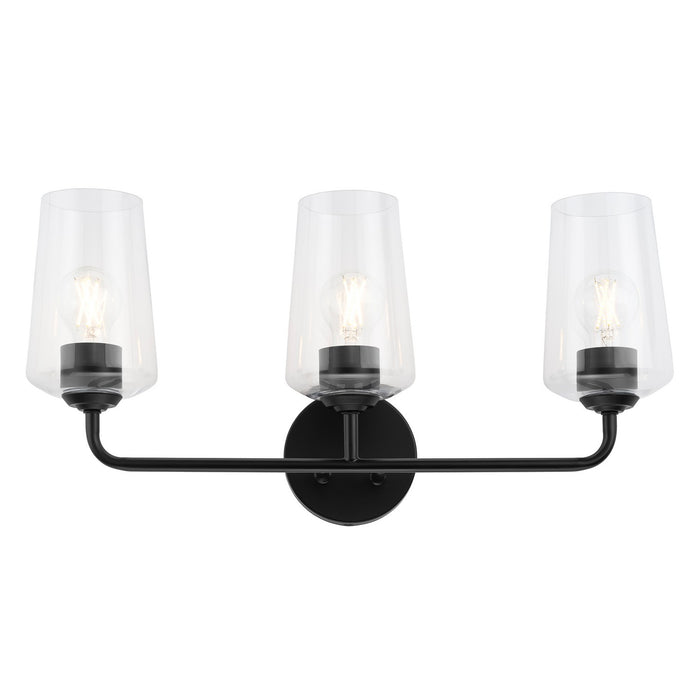 Progress Lighting - P300541-031 - Three Light Bath & Vanity - Celino - Black