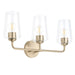 Progress Lighting - P300541-177 - Three Light Bath & Vanity - Celino - Champagne Bronze